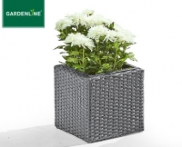 GARDENLINE®Geflecht-Pflanzgefäß, kubisch