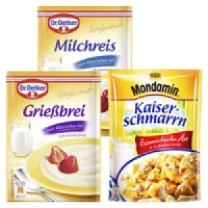 Dr. Oetker Süße Mahlzeit oder Mondamin Süße Gerichte 0.75 €