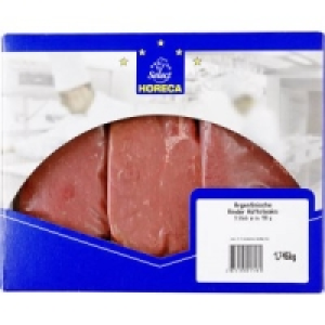 Rinder-Hüftsteaks portioniert