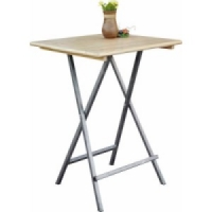 Holz Stehbiertisch 80 x 80 cm
