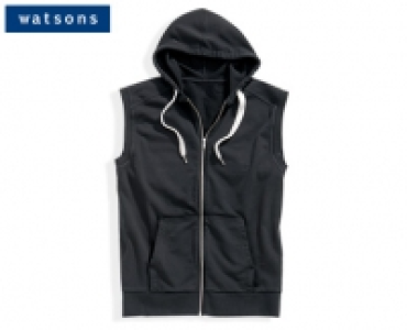 watsons Kapuzensweatjacke, ärmellos