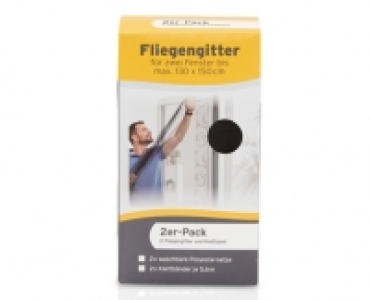 Fliegengitter oder Pollenschutz-Vlies für Fenster 1.99 €