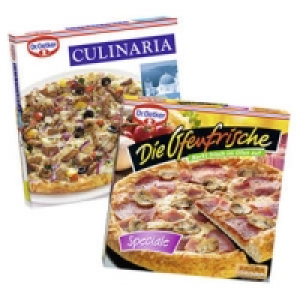 Dr. Oetker Ofenfrische Pizza Speciale oder Culinaria Greek Style 2.22&nbsp;&euro;