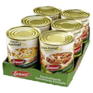 Erasco-Eintöpfe 1.35 €