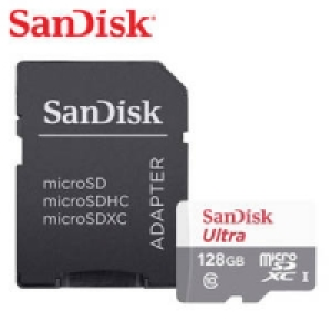 microSDXC-Karte 128 GB mit Adapter 39.95&nbsp;&euro;