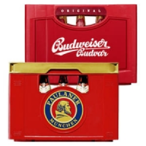 Paulaner Weissbier, Alkoholfrei oder Budweiser 13.99&nbsp;&euro;