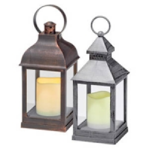 Laterne mit LED-Kerze 6.99 €