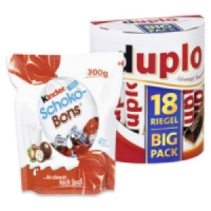 duplo, kinder Riegel oder Schoko-Bons 2.69&nbsp;&euro;