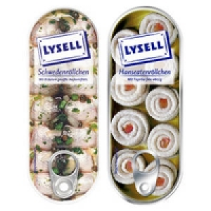 Lysell Gekühlte Fischfeinkost Hanseaten- oder Schwedenröllchen 1.89 €