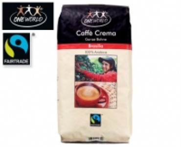 ONE WORLD&reg;Caff&egrave; Crema Ganze Bohne