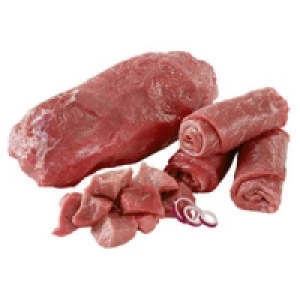 Frischer Rinderbraten, Rindergulasch oder Rinderrouladen 0.75&nbsp;&euro;