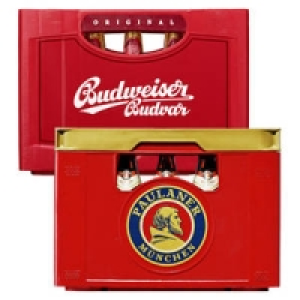 Paulaner Weißbier Alkoholfrei oder Budweiser 13.99 €