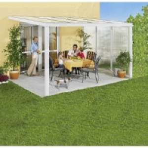 Exklusiv Aluminium-Terrassenüberdachung Gr. 6