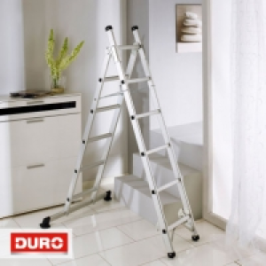 Aldi Nord Duro® 3-Wege-Alu-Haushaltsleiter