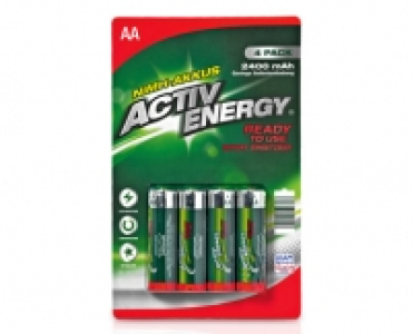 ACTIV ENERGY®NiMH-Akkus Ready to use