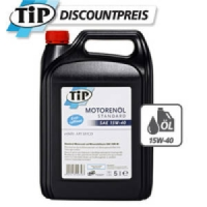 5 Liter Qualit&auml;ts-Motoren&ouml;l 15W-40 12.99&nbsp;&euro;