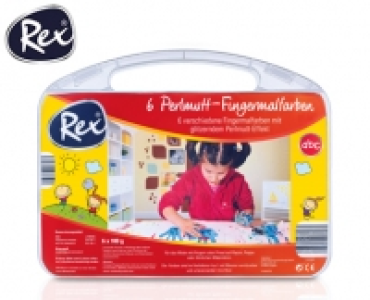 Aldi Süd  Rex®6 Fingermalfarben