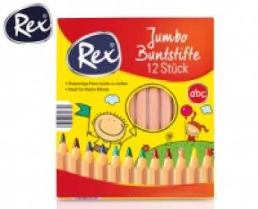 Aldi Süd  Rex®12 Jumbo Buntstifte