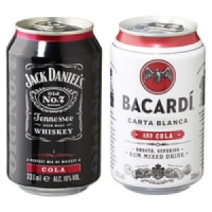 Jack Daniels & Cola, Jack Daniels & Ginger oder Bacardi & Cola 1.99 €