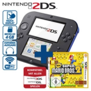 Nintendo 2DS inkl. Super Mario Bros 2 99.95&nbsp;&euro;