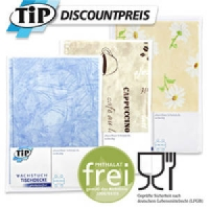 Wachstuchtischdecke 3.99&nbsp;&euro;