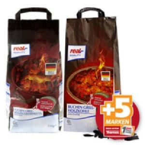 Buchenholz-Grillkohle oder -briketts 3.99&nbsp;&euro;