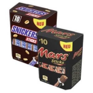 Mars, Snickers oder Twix Sticks 1.99 €