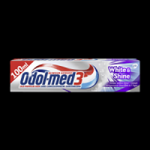 Odol med 3 Zahncreme White < Shine oder Samtweiss 1.99 €