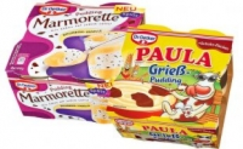 Dr. Oetker Paula Pudding oder Marmorette 1.11 €