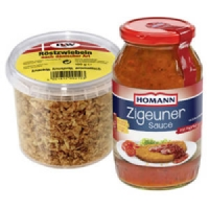 Homann Zigeuner-Sauce oder P&W R&ouml;stzwiebeln 0.89&nbsp;&euro;