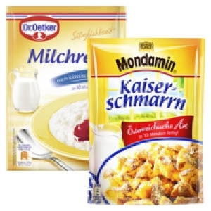 Dr. Oetker Süße Mahlzeit oder Mondamin Süße Gerichte 0.79 €