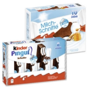 kinder Pinguí oder Milch-Schnitte 1.79 €