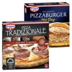 Dr. Oetker Pizza Tradizionale Salame Romano oder Pizza Burger Hot Dog 2.22&nbsp;&euro;