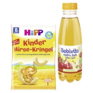 Bebivita Saft oder HiPP Hirse-Kringel 0.79&nbsp;&euro;