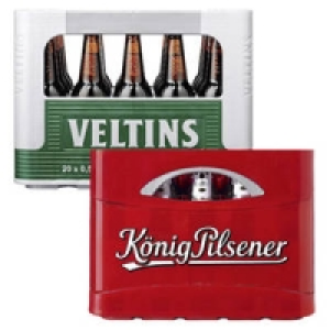 K&ouml;nig Pilsener, Veltins Pilsener oder V+ 10.99&nbsp;&euro;
