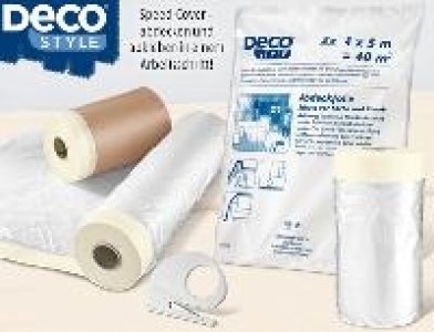 Deco Style Abdeckfolien-Set, 6-teilig
