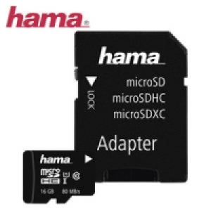 Highspeed-microSDHC-Karte 16 GB mit Adapter 6.99&nbsp;&euro;