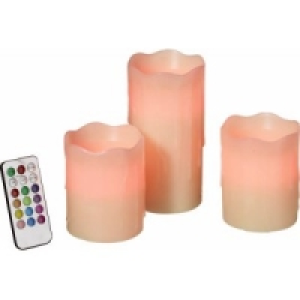LED Echtwachskerze 3er Set 12.59&nbsp;&euro;