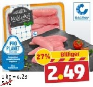 MÜHLENHOF Frische Hähnchen-Innenbrustfilets 2.49 €