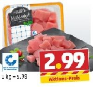 MÜHLENHOF Frisches Puten-Gulasch 2.99 €