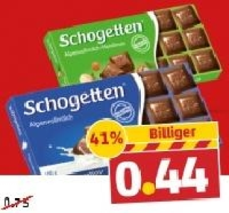 SCHOGETTEN Schokolade 0.44 €