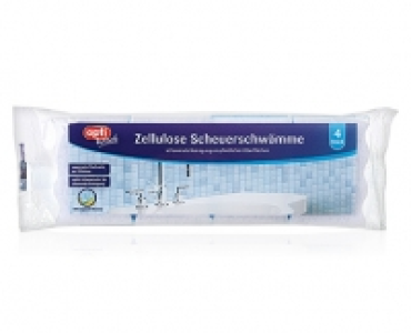 Zelluloseschwamm, 4 St&uuml;ck