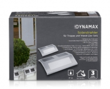 DYNAMAX Solarstrahler f&uuml;r Treppe und&nbsp;Wand, 2er-Set