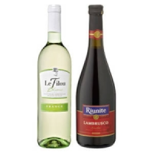Frankreich Le Filou oder Riunite Lambrusco Rosso