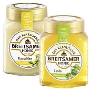 Breitsamer Honig Linde, feinwürzig oder Rapsblüte, herzaft