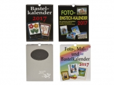 2 Bastel-/ Fotokalender 2017 2.99 €