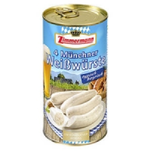 Zimmermann Münchner Weißwürste 2.29 €