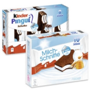 kinder Pinguí oder Milch-Schnitte 1.79 €