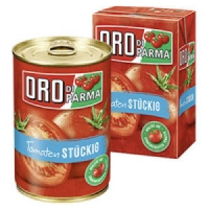 Oro di Parma Tomaten st&uuml;ckig, passiert oder Pizzasauce 0.99&nbsp;&euro;