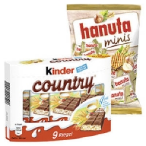 kinder country oder hanuta minis 1.59&nbsp;&euro;